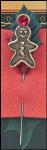 JNCPG34 Gingerbread Holly Man Pin JNCPG34 Gingerbread Holly Man Pin