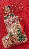 JN304 Gingerbread Mouse Elf Stocking JN304 Gingerbread Mouse Elf Stocking